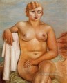 nude woman 1922 Giorgio de Chirico Impressionistic nude